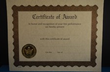Certificate achievement academ for sale  Massapequa