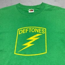 Camiseta Vintage Deftones Etiqueta Gigante Era Pônei Branco Rock Band Tour - Verde GG comprar usado  Enviando para Brazil