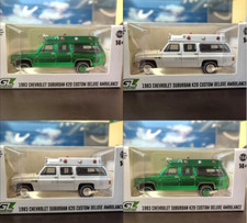 Carro ambulância Greenlight 1983 Chevrolet Suburban K20 personalizado luxo 1:64 comprar usado  Enviando para Brazil