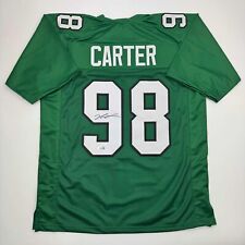 Camiseta de futebol verde autografada/assinada Jalen Carter Philadelphia Kelly BAS CERTIFICADO DE AUTENTICIDADE comprar usado  Enviando para Brazil