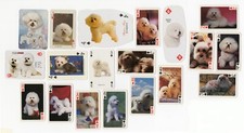 COLEÇÃO DE CARTAS DE BARALHO VINTAGE DE CACHORRO SOLTEIRO BICHON FRISE comprar usado  Enviando para Brazil