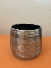 übertopf keramik silberfarben gebraucht kaufen  Lützen
