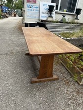 Antique oak refectory for sale  WADEBRIDGE