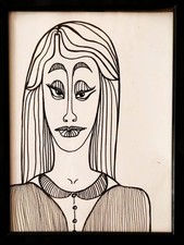 Quadro moderno disegno originale su carta design italiano bianco e nero comprar usado Quadro moderno disegno originale su carta design italiano bianco e nero comprar usado  Enviando para Brazil