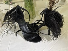 Topshop black feather for sale  HARROW