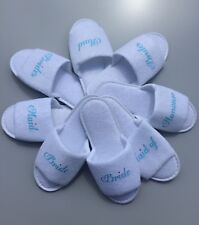 Chinelos personalizados para festa de noiva dia de spa presente de casamento dama de honra  comprar usado  Enviando para Brazil