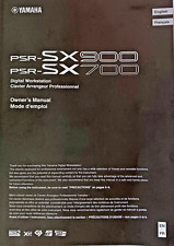 Estação de trabalho teclado Yamaha PSR-SX900 e PSR-SX700 livro manual original do proprietário. comprar usado  Enviando para Brazil