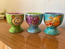 Egg cups colourful for sale  SWANSEA