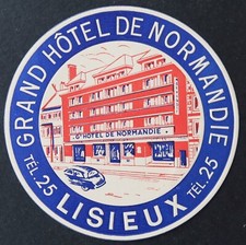 Ancienne étiquette hotel d'occasion  Nantes-