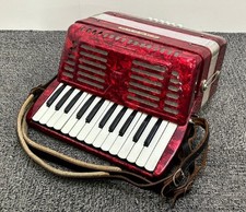 Acordeão YAMAHA YA-12 vermelho 25 teclado 12 baixos bom estado comprar usado  Enviando para Brazil