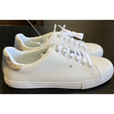 Tênis Tommy Hilfiger Feminino 11 Branco Twlyan Sapatos Clássico Preppy Twee NOVO comprar usado  Enviando para Brazil