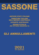 Sassone catalogo annullamenti usato  Italia