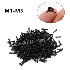 Parafuso auto-roscante preto Phillips Pan Head pequeno micro M1 M1.2 M1.4 M1.6 - M3.5 comprar usado  Enviando para Brazil