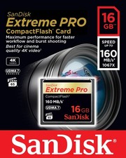Cartão flash compacto SanDisk Extreme Pro 16GB 160 MB/s UDMA 7 (SDCFXPS-016G-X46) comprar usado  Enviando para Brazil