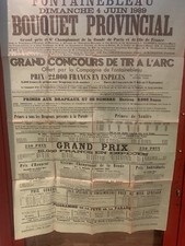 Affiche fontainebleau.bouquet  d'occasion  Paris V