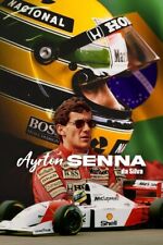 Ayrton senna poster usato  Castelnovo ne'Monti