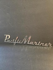 RARO LINDO EMBLEMA VINTAGE BARCO MARINHEIRO MARINHO EMBLEMA 3" X 16" comprar usado  Enviando para Brazil
