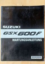 Suzuki gsx600f wartungsanleitu gebraucht kaufen  Schriesheim