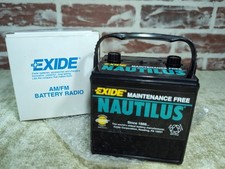 PROMO EXIDE NAUTILUS BATERIA DE CARRO DE CORRIDA AM/FM RÁDIO OPERADO POR BATERIA NOVO comprar usado  Enviando para Brazil