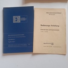 Betriebsanweisung typ 80 gebraucht kaufen  Lübtheen