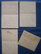 Three autograph letters for sale  UXBRIDGE