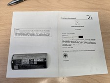 Typenschild betriebserlaubnis  gebraucht kaufen  Chemnitz