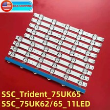 Conjunto completo de tiras de LED para LG 75UM7570PUD 75UM6970PUB 75UK6190PUB 75UK6570PSA comprar usado  Enviando para Brazil