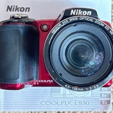 Câmera Digital Nikon Coolpix L830 34x Zoom Óptico Wide HD Vermelha com Manual comprar usado  Enviando para Brazil