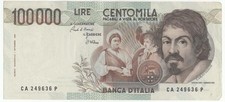 Repubblica italiana 100000 usato  Telese Terme