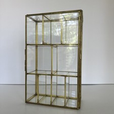 brass glass curio for sale brass glass curio for sale El Dorado Hills