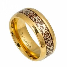 Men gold titanium for sale  Los Angeles