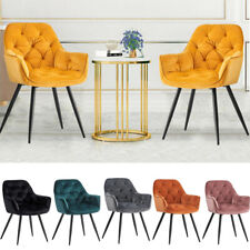 Dining chairs velvet for sale  LICHFIELD