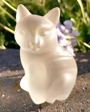 Statuette chat verre d'occasion  Lille-