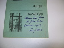 Mensch rudolf heß gebraucht kaufen  Deutschland
