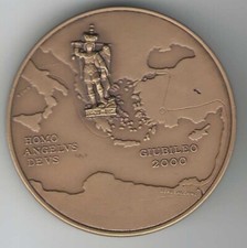 Giubileo 2000 medaglia usato  Treviso