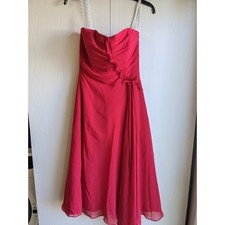 Women red strapless for sale  Peyton