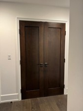Dark stained solid for sale  Gardena