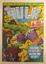 Hulk comic marvel for sale  WISBECH