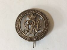 Silver war badge for sale  YORK