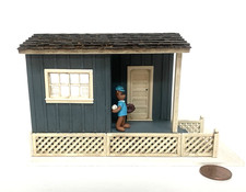 Usado, PÓRTICO MINIATURA PARA CASA DE BONECAS ESCALA 1:48" COM UM QUARTO comprar usado Usado, PÓRTICO MINIATURA PARA CASA DE BONECAS ESCALA 1:48" COM UM QUARTO comprar usado  Enviando para Brazil