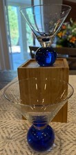 2 martini glass blue glasses for sale 2 martini glass blue glasses for sale Prescott Valley
