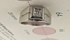 Herren ring brillant gebraucht kaufen  Riegelsberg