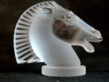 KRISTALL LALIQUE BRIEFBESCHWER LONGCHAMP ca13cmH 16cmL 1,155kg NEUZUSTAND NO BOX comprar usado  Enviando para Brazil