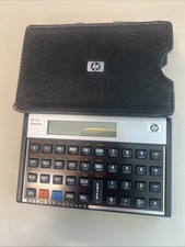 Calculadora financeira HP 12 C platina com estojo testado funciona! comprar usado  Enviando para Brazil