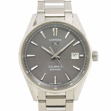 Usado, Relógio masculino TAG Heuer Carrera calibre 5 WAR211C-4 data mostrador cinza 90288447 comprar usado  Enviando para Brazil