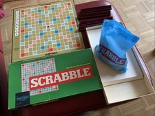 Vintage scrabble holzsteinen gebraucht kaufen  Essen