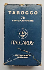 Tarocco piemontese italcards usato  Valgioie