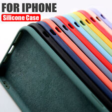 Usado, Capa traseira de silicone líquido Pro Max XR XS X para iPhone 15 14 13 12 11 comprar usado  Enviando para Brazil