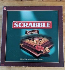 Scrabble deluxe plateau d'occasion  Wattrelos