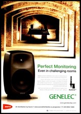 ANÚNCIO DE REVISTA SOUND-ON-SOUND 12X9" GENELEC 8250A MONITORES DSP - AUTOCAL comprar usado ANÚNCIO DE REVISTA SOUND-ON-SOUND 12X9" GENELEC 8250A MONITORES DSP - AUTOCAL comprar usado  Enviando para Brazil
